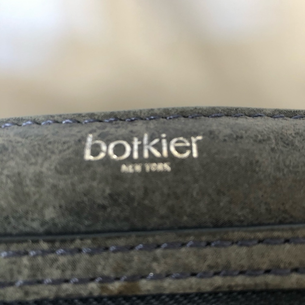 Botkier Navy Blue Medium Trigger Satchel - Picture 2 of 7